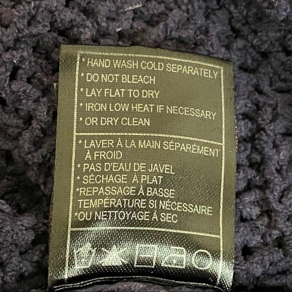 BB Dakota Navy Blue Lowman Rib Knit Lightweight Crewneck Sweater Size Small - Picture 8 of 9